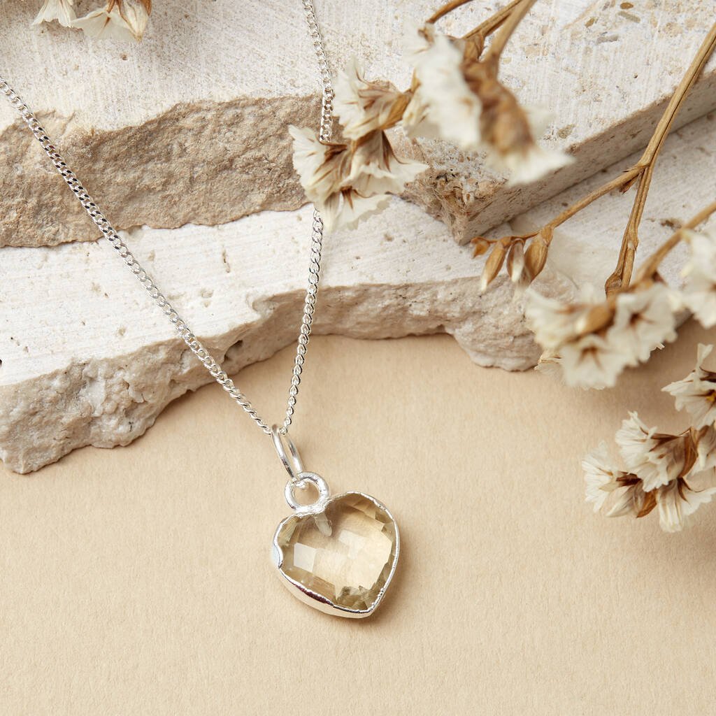 gold heart necklace