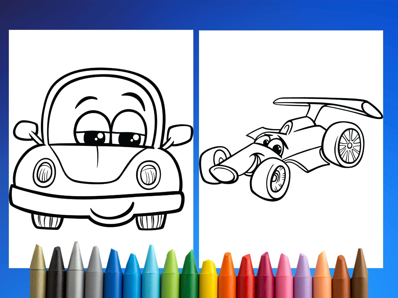 vehicles coloring pages